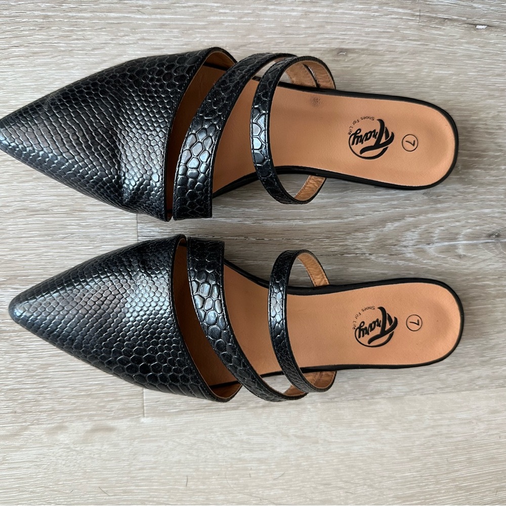 Pointed Toe Mules